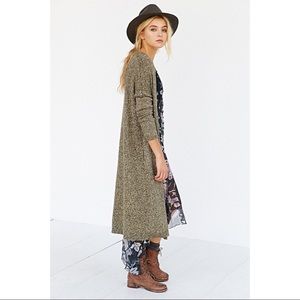 UO Long Knit Cardigan